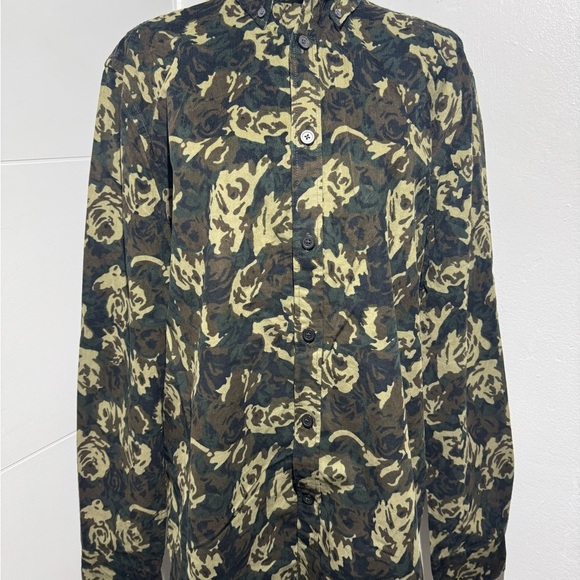 Express Camouflage Corduroy Shirt - Picture 2 of 6